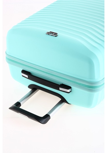 Ultra Dayanıklı 3'lü Set Valiz & Bavul Mavi-1391 Mavi