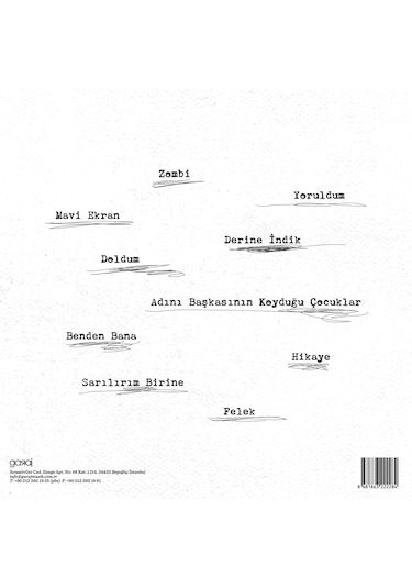 Adamlar - Dünya Günlükleri Plak