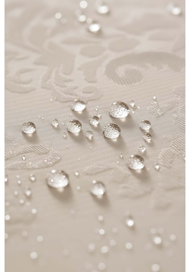 Jumbo Jakar Krem Sıvı İtici Leke Tutmaz Masa Örtüsü 160x220 Cm Krem