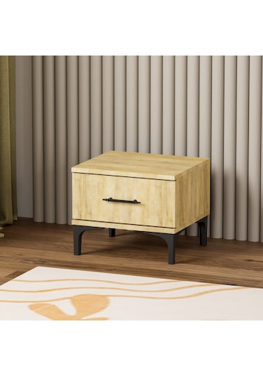 Garaj Home Doğa Komodin - Meşe Çok Renkli