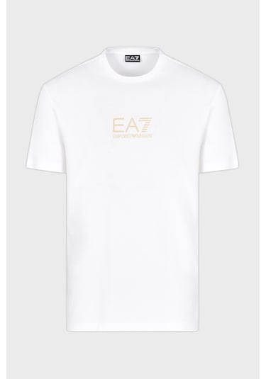 Ea7 Erkek T Shirt 7m000301 Af13739 U0002 Beyaz Beyaz