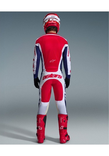 Alpinestars Racer Riway Off-road Motosiklet Pantolonu Kırmızı Beyaz