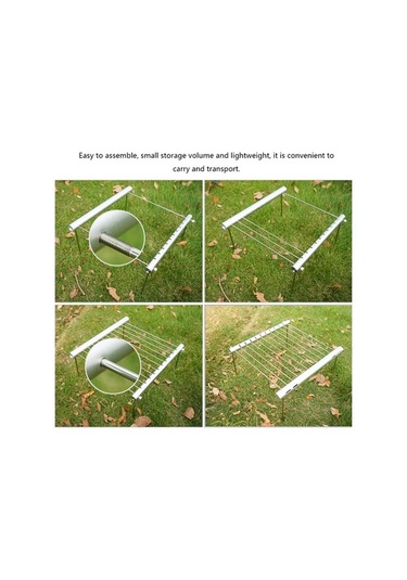 Tongxida Pratik Çelik Mangal Aleti: Taşınabilir Bbq Izgarası, Ev Ve Dış Mekan Kullanıma Uygun, Kolay Montajlı Karbon Mangal Se Gümüş