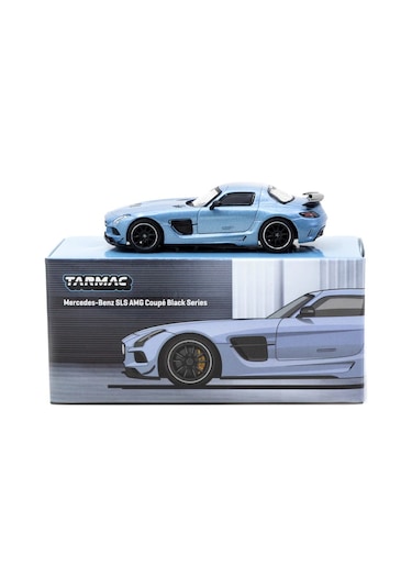 Tarmac Works 1/64 Mercedes-benz Sls Amg Coupé Black Series Matte Blue - Global64