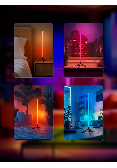 O Clock Oda İçin Rgb Lamba Arka Plan Aydınlatması 224767183 Gri