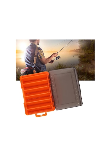 Shufa Lure Box Çift Taraflı Lrf Yem Kutusu 85mm - Turuncu