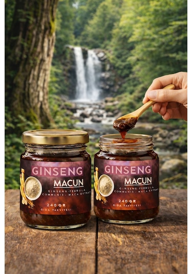 Ginseng, Maca Extract, Tongkat Ali, Çakşır Otu, Panax Içeren Kuvvet Bitkisel Karışımlı Macunu 240 Gr