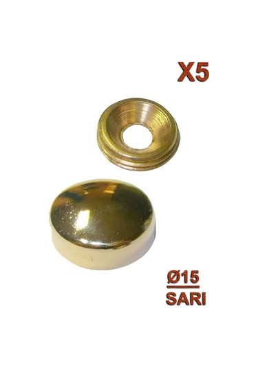 Metal Vida Kapama Q15 Siyah 5 Adet