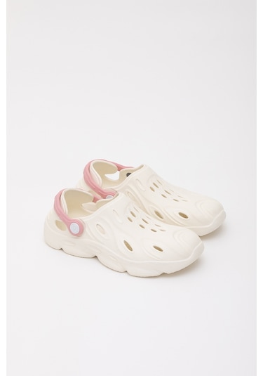 Vaneda 5516 Hybrıd Eva Sandalet Erkek Terlık Fıldısı Beyaz