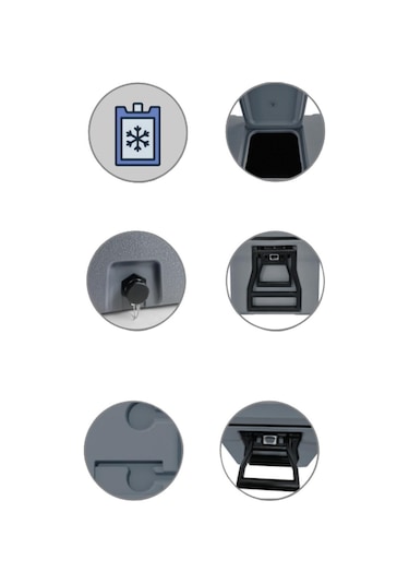 Igloo Coremax 75 Tekerlekli Buzluk 75 Litre Beyaz