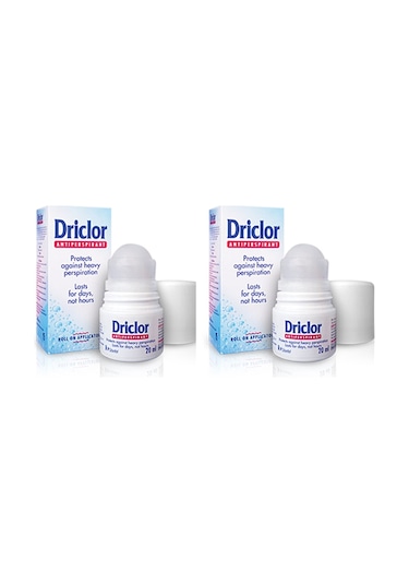 Driclor Aşırı Terleme Önleyici Anti-Perspirant Roll-On Deodorant 2 x 20 ML