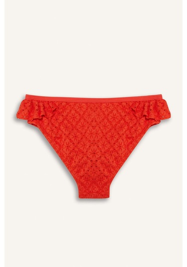 Defacto Kız Çocuk Desenli Bikini Takımı E5126a825hsog588 Turuncu