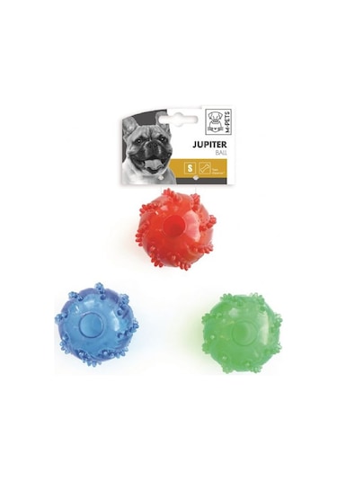 M-Pets Jupiter Ödül Hazneli Kauçuk Top Köpek Oyuncağı S