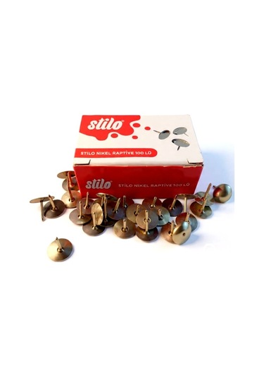 Stilo Raptiye Gümüş 100lü - 4 Kutu