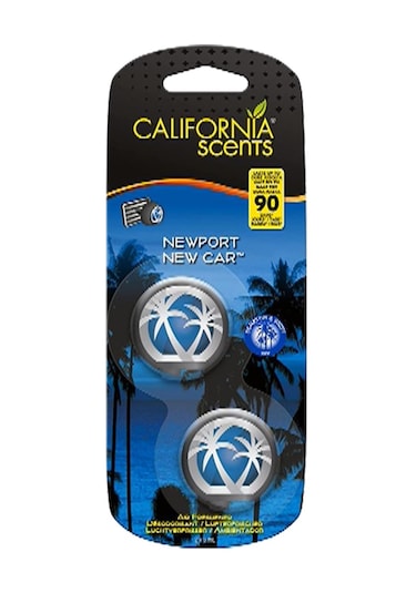 California Scents® Mini Diffuser "Newport New Car" Kalorifer Geçme Koku 2'li Set