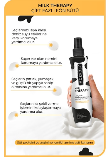 Morfose Milk Shake Therapy Fön Sütü 240 ML