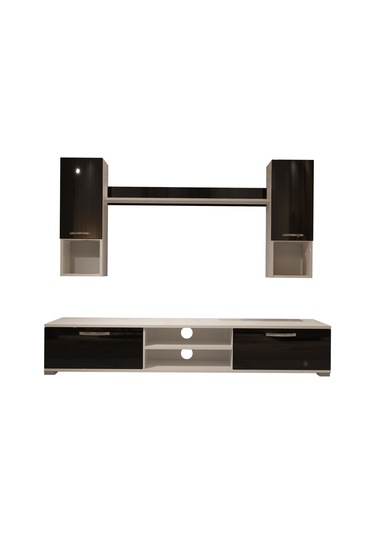 Decoraktiv Eko 5da Mdf Dvd Tv Ünitesi Tv Sehpası Beyaz - Siyah