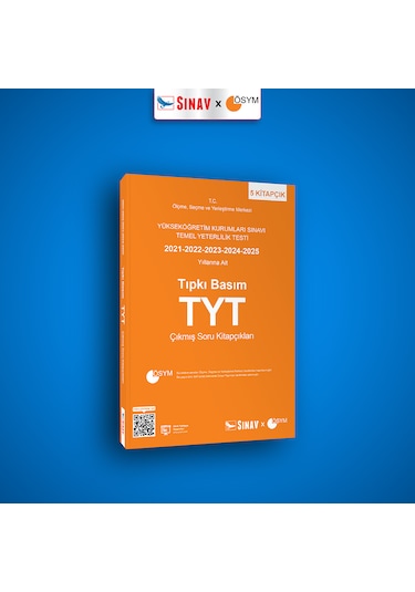 Sınav Yayınları Tyt Tıpkı Basım Son 5 Yıl Çıkmış Soru Kitapçıkları