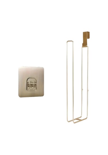 Homyl Tuvalet Kağıdı Tutucusu Banyo Organizasyonu Ofis Yurt Altın