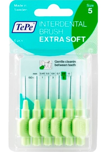 Tepe Extra Soft Arayüz Fırçası 6'lı 0.8 MM