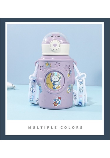 Dinosaurs Order 316 Paslanmaz Çelik Termos Bardak Çocuk Soğuk Termos Bardak Çocuk Termos Bardak-303 Altın