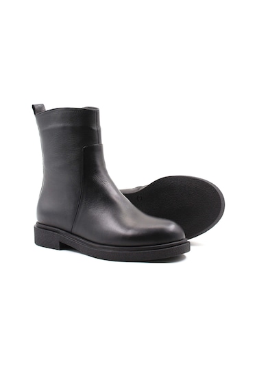 Hakiki Deri Kadın Klasik Bot 866sza321 001