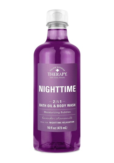 Village Naturals Therapy Nigttime Banyo Yağı + Vücut Şampuanı 473ml Lavanta