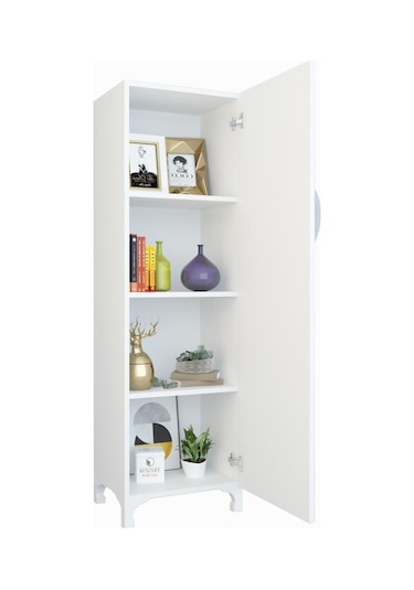 Kenzlife mutfak dolabı mine 128*030*032 byz kapaklı ayaklı banyo