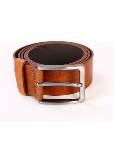 Alexandergardı Erkek Yumuşak Hakiki Deri Kemer, Açık Kahverengi 19-kmr E 19 Açık Kahverengi