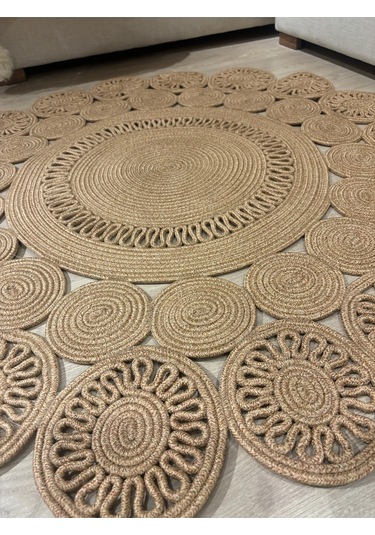 Marguerite Trikot Papatya Model Kilim Bej