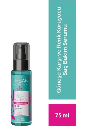 Urban Care Pure Coconut & Aloe Vera Boyalı Saçlar Özel Renk Koruyucu Saç Blakım Serumu 50 ML