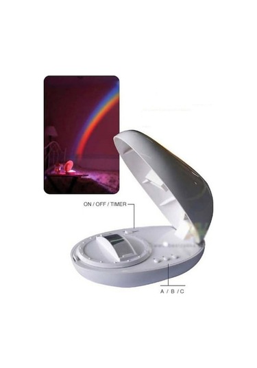 Maoyaya Yatak Projektörü Renkli Led Işık Gece Çocuk Odası Kalemli Suntek Sp