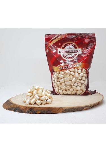 Gürbüzler Beyaz Naneli Akide Şekeri 500 G