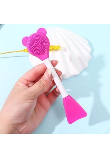 Çift Taraflı Yüz Gözenek Temizleme Ve Maske Kaşığı