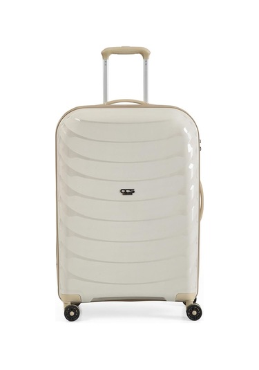 Ççs 5263 Polipropilen Orta Boy Valiz Beyaz-bej