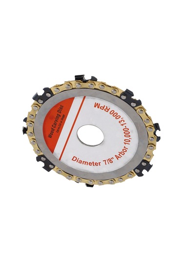 Padalink Karbür 8 Dişli Zincir Testere Diski - 115mm 4.5" Açımlı Zımpara Uyumlu, Ahşap/plastik Kesim, Hızlı Atık Temizliği, Verimlilik Artırıcı