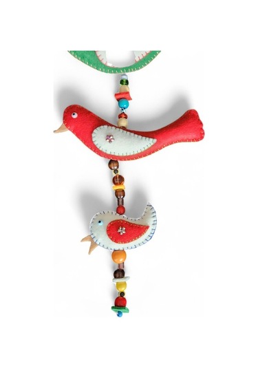 Bereket Kuşları Yeşil Kırmızı Beyaz