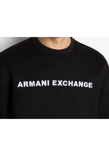 Erkek Bisiklet Yaka Sweatshirt-siyah Siyah