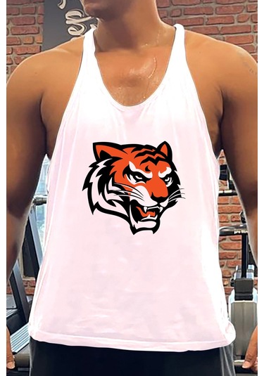 Tigerbe Gym Fitness Tank Top Sporcu Atleti