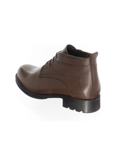 45-46-47-48-49-50 Numara F1881 Kahve Deri Erkek Büyük Numara Üst Kalite Bot Kahve