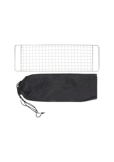 Barbekü Izgara Izgarası 304 Paslanmaz Çelik Makul Boşluk Boyutu Yüksek Sıcaklık Direnci Taşınabilir Izgara Ağı