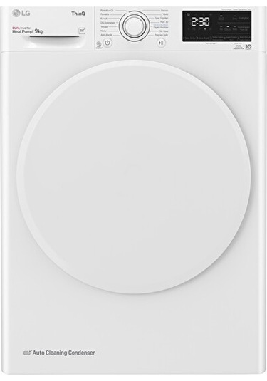 LG RH90V3AV0N.ABWPLTK 9 kg Çamaşır Kurutma Makinesi