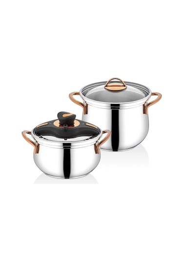 Schafer Alia Çelik Çeyiz Seti 18 Parça Bakır