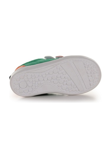 Kiko Kids Şifu İlk Adım Cırtlı Erkek Bebek Spor Ayakkabı Yeşil - Turuncu Yeşil - Turuncu