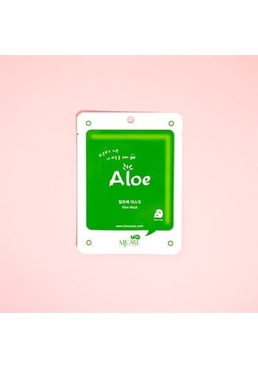 Mjcare On Aloe Vera Özlü Yüz Maskesi 10'lu
