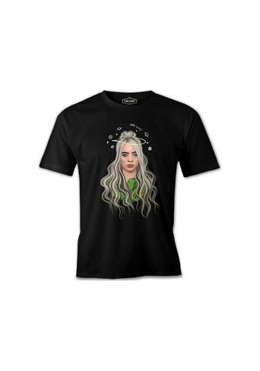 Billie Eilish - Yörünge Siyah Erkek Tshirt