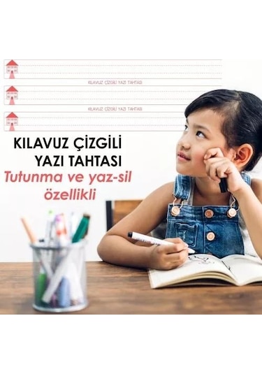 100 56cm Kılavuz Çizgili Kağıt Yazı Tahtası