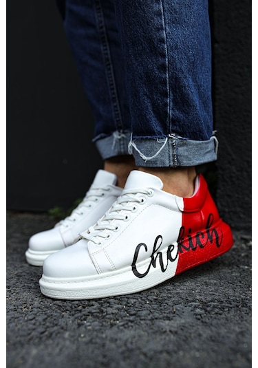 Ch254 Cbt Pittura Erkek Ayakkabı 427 Beyaz Kırmızı Chekıch 427 Beyaz Kırmızı Chekıch