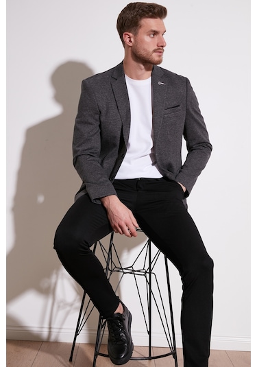 Buratti Erkek Ceket Savue Siyah -535638757- Siyah