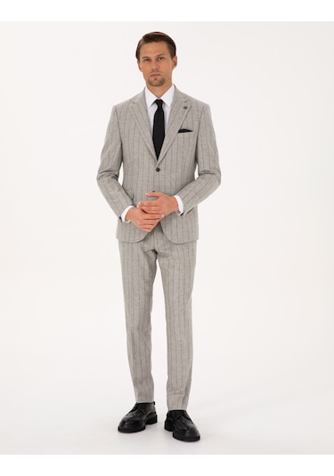 Pierre Cardin Erkek Gri Takım Elbise 50311251-vr024 Gri